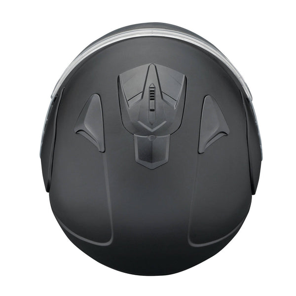 Modular 1.5 Adult Helmet with Flip Down Shield, Black Matte Polaris