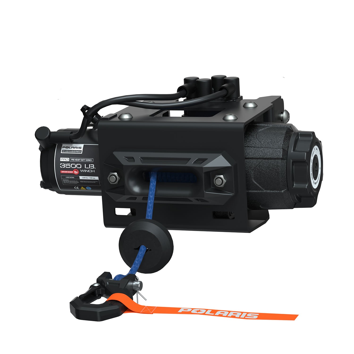 Polaris PRO HD 3,500 lb. Winch with Rapid Rope Recovery, Part 2884834
