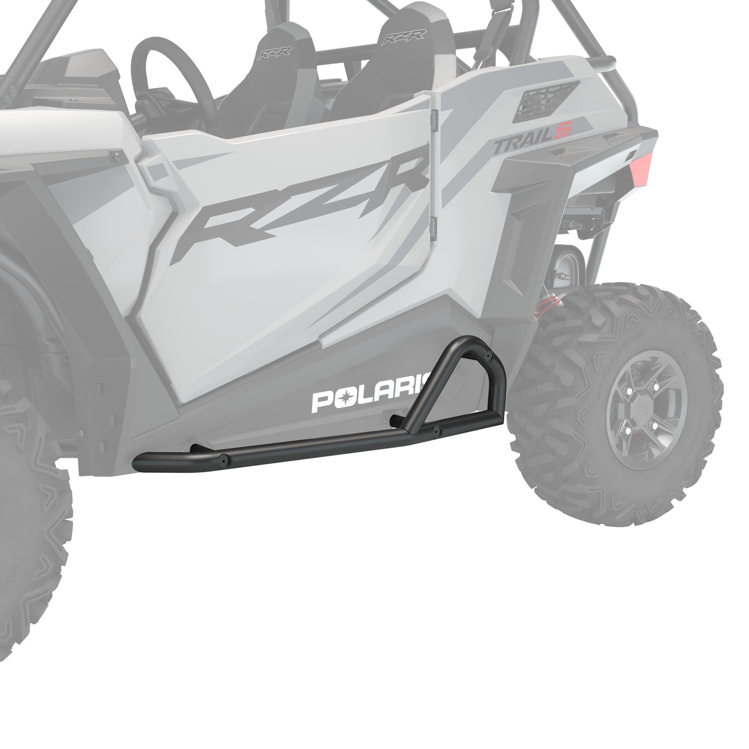 2879456-458 Extreme Kick-Out Rock Sliders, 2-Seat, Matte Black