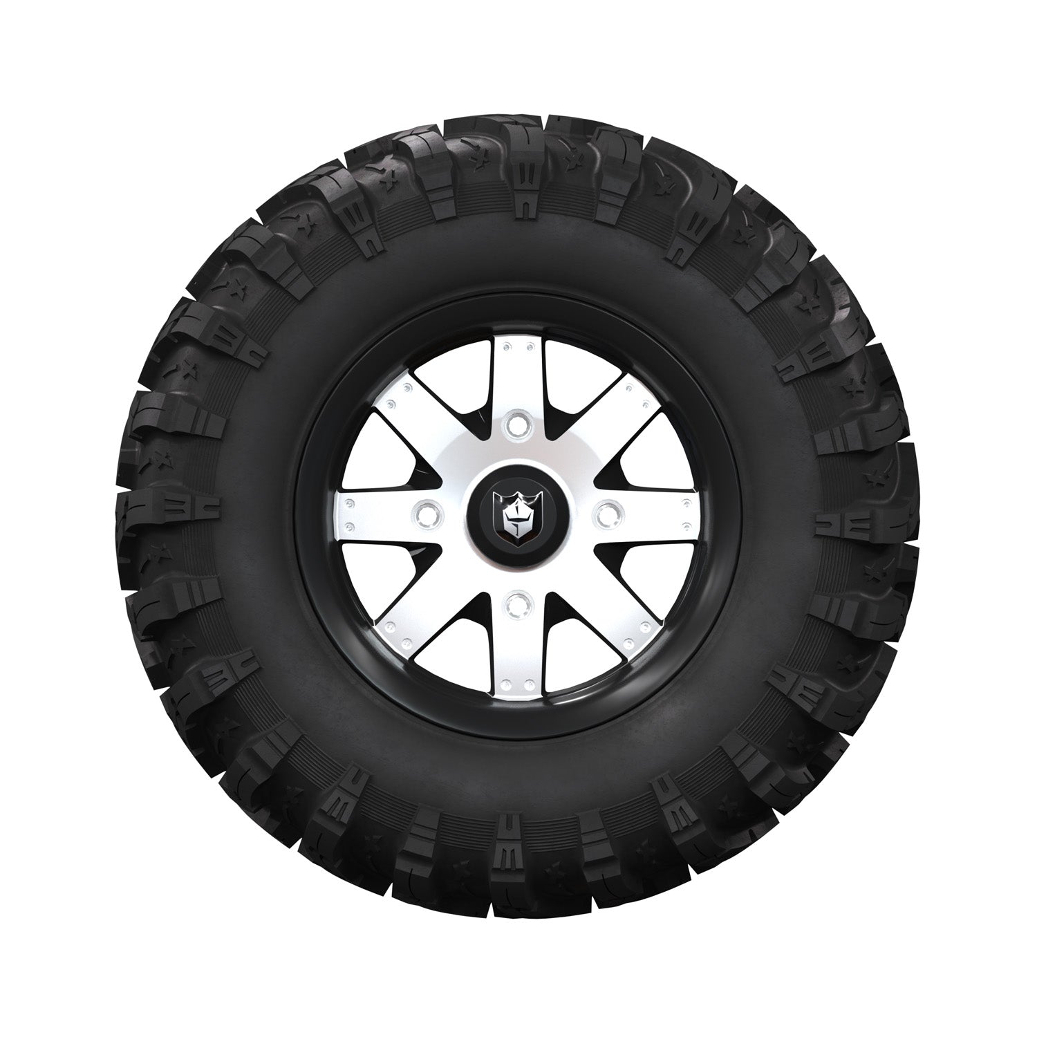 Pro Armor Wheel & Tire Set: 4202 & X Terrain, Matte Black, 29